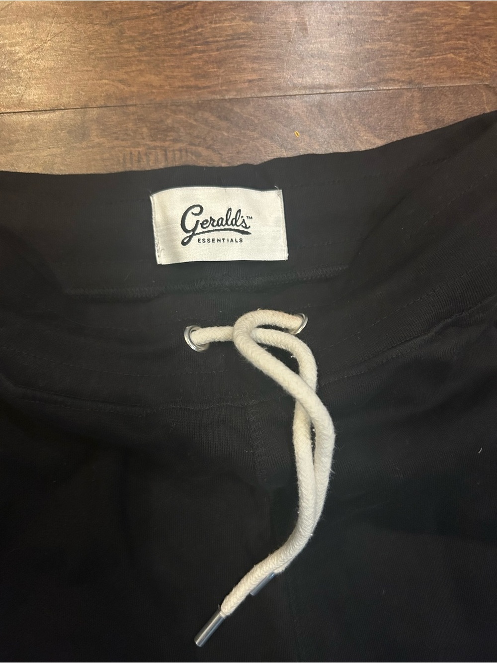 Geralds essentials - Men's Black Drawstring Pants